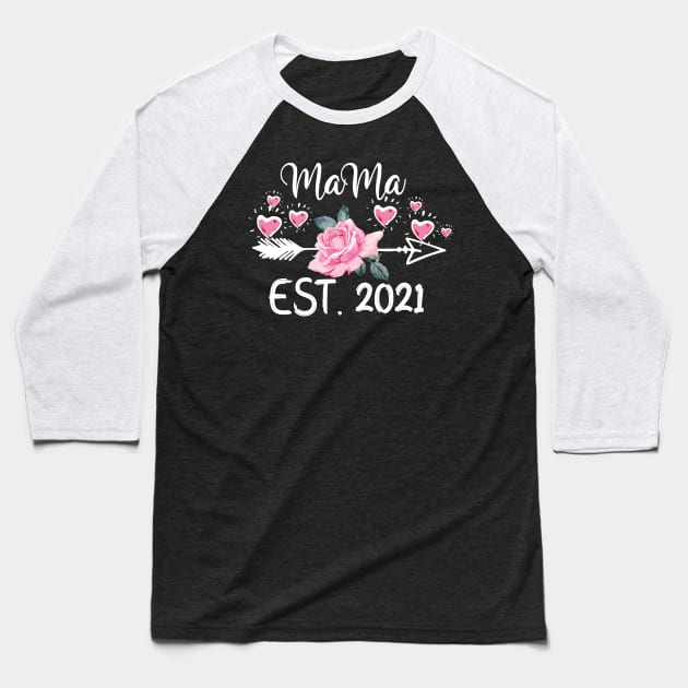 mama est . 2021 Baseball T-Shirt by busines_night